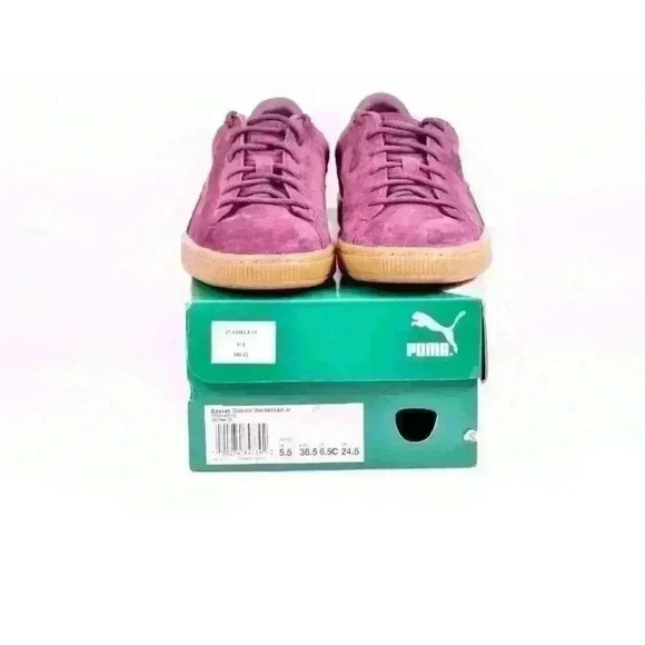 NEW NIB Boys' GS Youth Puma Basket Classic Winterized Winetasting Size 6.5C - Picture 6 of 7